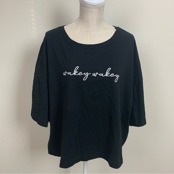 Wakey Wakey Black Top - Picture 6 of 9